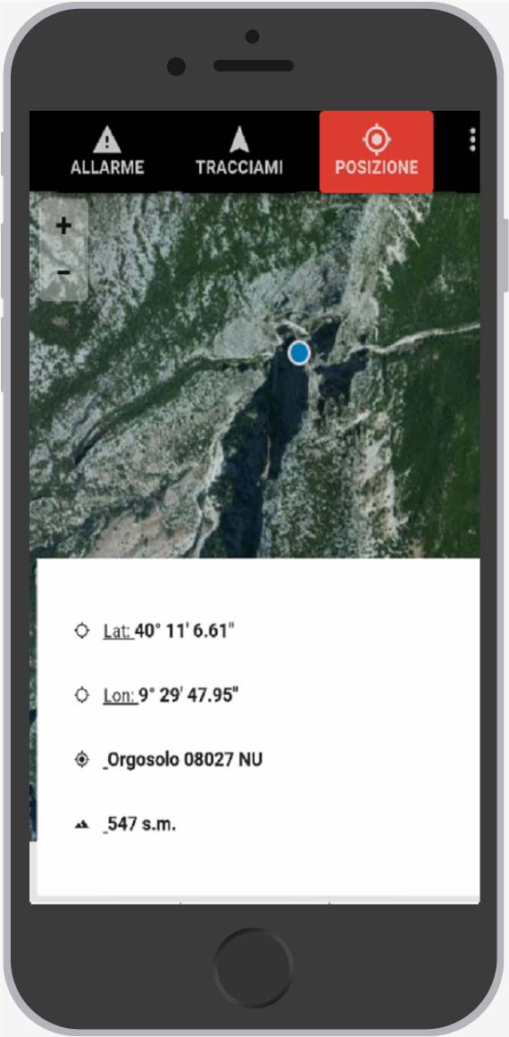 app funzione posizione