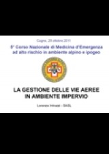 cover La gestione delle vie aeree