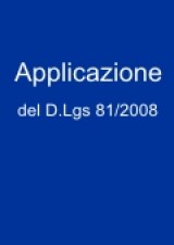 cover Applicazione D.Lgs 81/2008